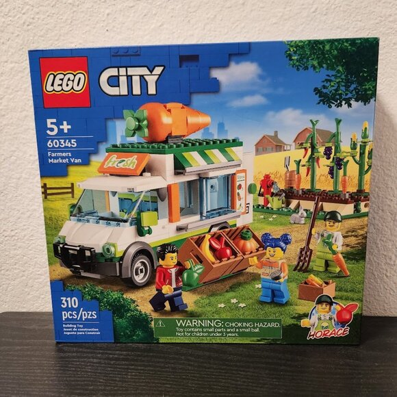 LEGO City Farmers Market Van 60345 Building Set Food Truck Farm Van Vegetable - Picture 10 of 13